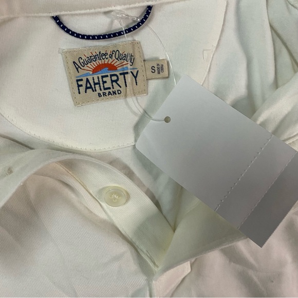 NEW Faherty Men's Polo Shirt Small - Picture 6 of 9